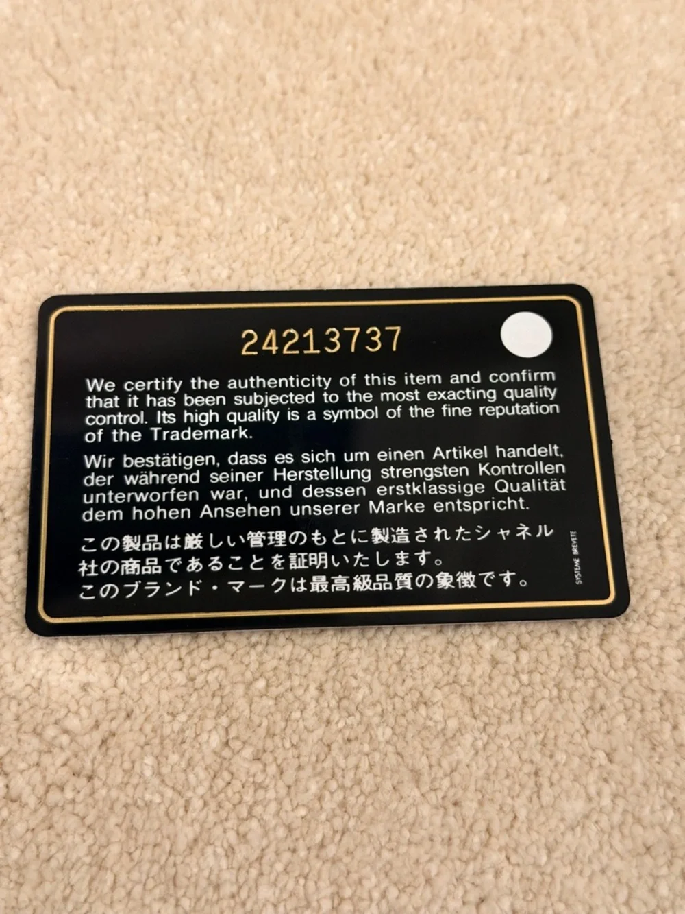 CHANEL Black Quilted Caviar Top-Handle Shoulder Bag with Gold Hardware - Picture 9 of 10